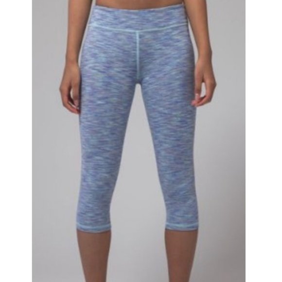 lululemon athletica Other - Ivivva Rhythmic Crop Space Dye Mint Green/Purple